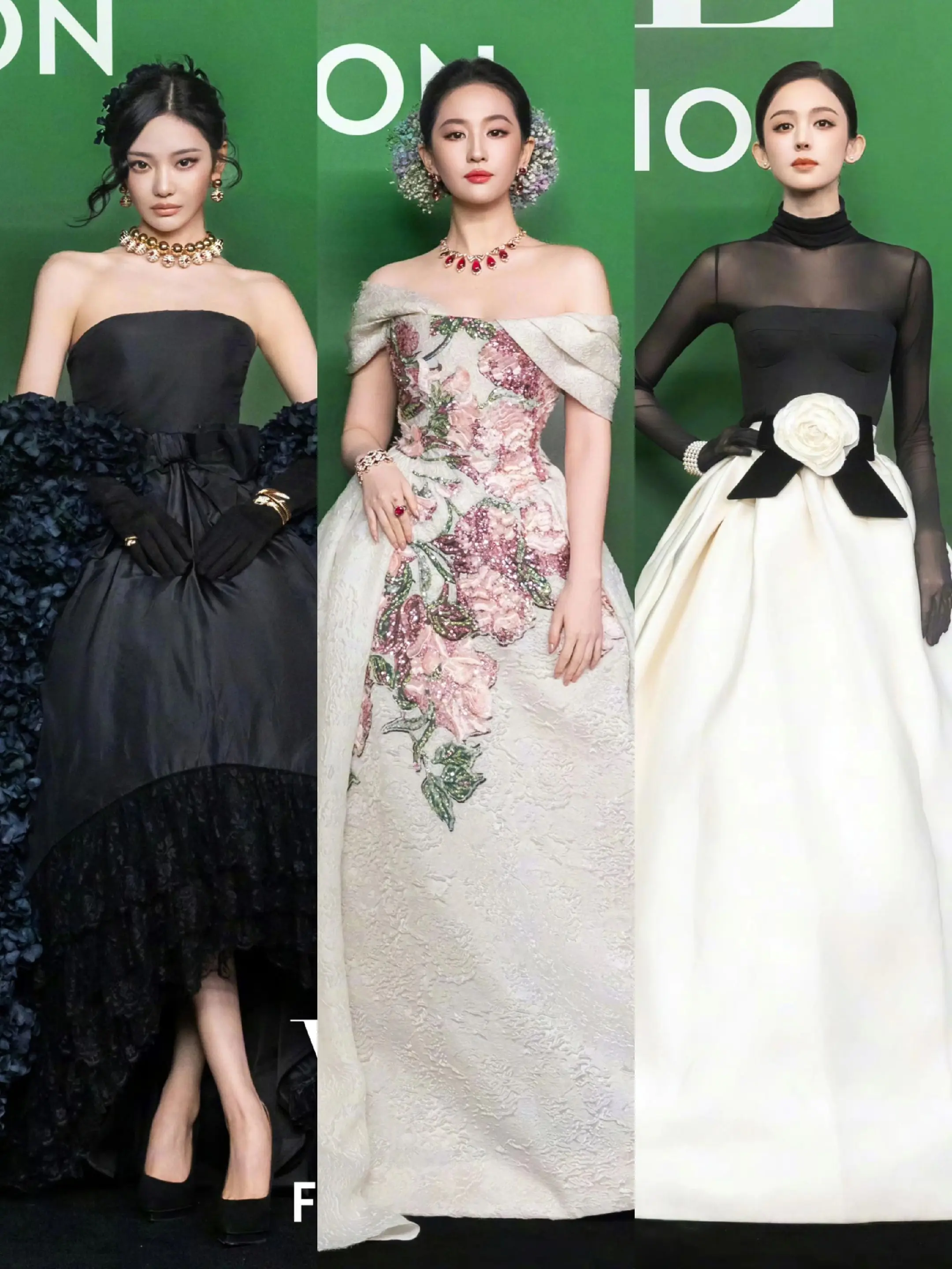 时尚杂志红毯造型特写